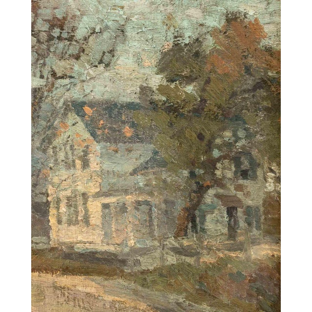 Mary Meyer Autumn Landscape Oil on Canvas Panel For Sale - Image 4 of 6