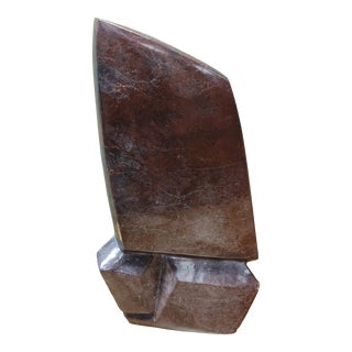 Late 20th Century African Modern Stone Sculpture by Akence Makore For Sale