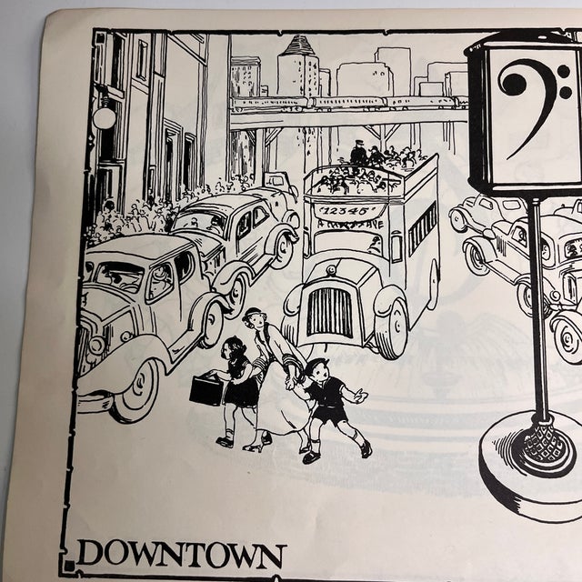 1935 Children's Music Print - Set of 2 For Sale In New York - Image 6 of 6