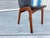 1970s Mid-Century Walnut & Black Vinyl Dining Chairs Attributed to Chet Beardsley For Sale - Image 13 of 15