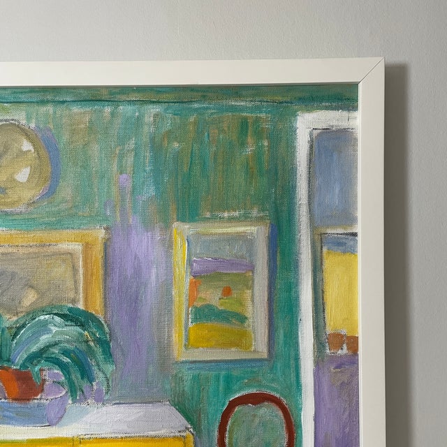 Leif Öhr, Interior Scene, 1970s, Oil on Canvas For Sale - Image 7 of 13