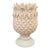 Vintage Italian Ceramic Pineapple Pedestal Vase For Sale