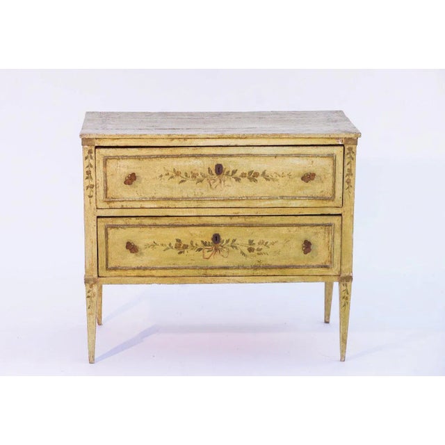 19th C. Italian Painted Commode For Sale - Image 4 of 4