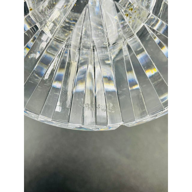 Glass Late 20th Century Waterford Pair of Crystal Candle Holders For Sale - Image 7 of 12