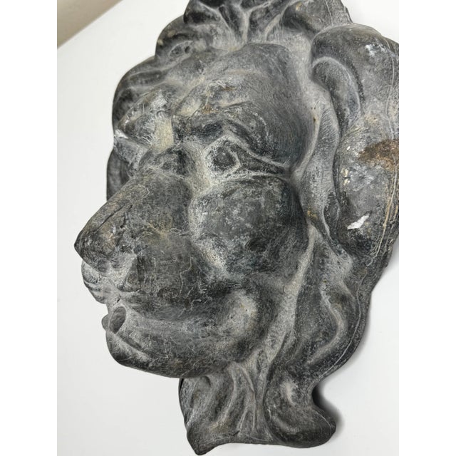 Victorian Victorian Renaissance Revival Lion Fountain Outdoor Spout Finial Sculpture British, Circa 1890 For Sale - Image 3 of 16