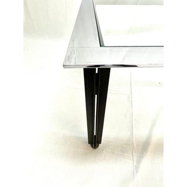 Steel Coffee Table by Caccia Dominoni for Azucena, 1960s, in Very Good conditions. Designed 1960 to 1969 I have official...
