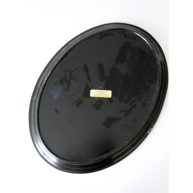 Vintage Hand Painted Rosmaling Wood Tray For Sale - Image 9 of 10