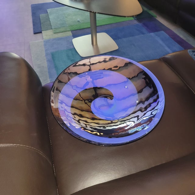 Vintage Ferro Murano Art Glass With Swirl For Sale In Atlanta - Image 6 of 9