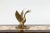 Vintage Bronze Statue of a Swan Extending its Wings with Golden Patina For Sale - Image 11 of 13