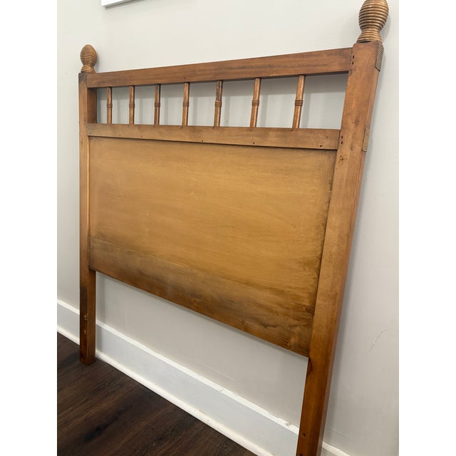 1960s Faux Bamboo and Rattan Twin Headboard Set For Sale - Image 9 of 10