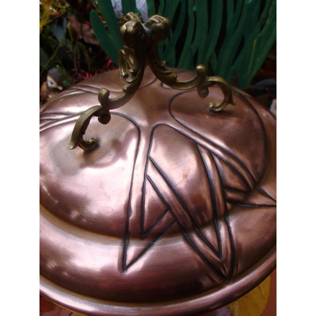 Antique Art Nouveau Champagne Cooler from Gebrüder Bing Nuremberg, 1890s For Sale - Image 3 of 12