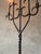 Metal 20th Century Wrought Iron Candelabra For Sale - Image 7 of 9