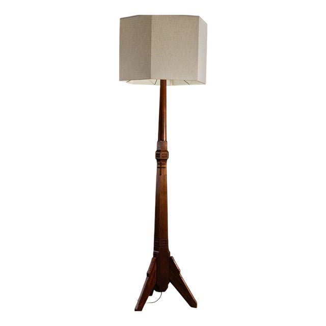 Architectural Standing Lamp, 1920s For Sale