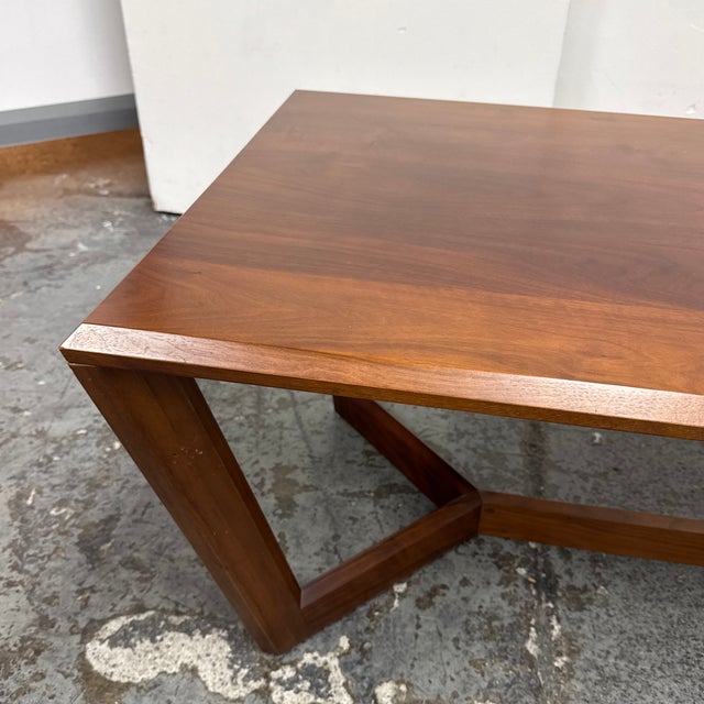 Copeland Furniture Fusion Rectangular Walnut Coffee Table For Sale - Image 9 of 12