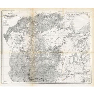Antique Map of the District of Boemi Agoeng by Stemler, 1875 For Sale