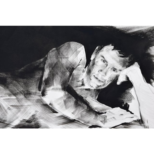 Black Christian Bauer, Nude, Patrick, 1990s, Ink & Pencil For Sale - Image 8 of 11