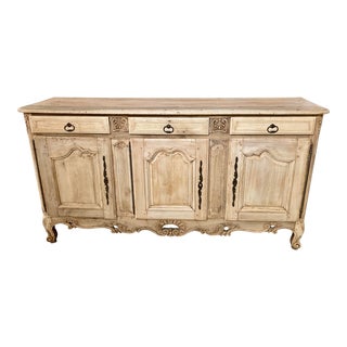 Louis XV Style Bleached Walnut Buffet For Sale
