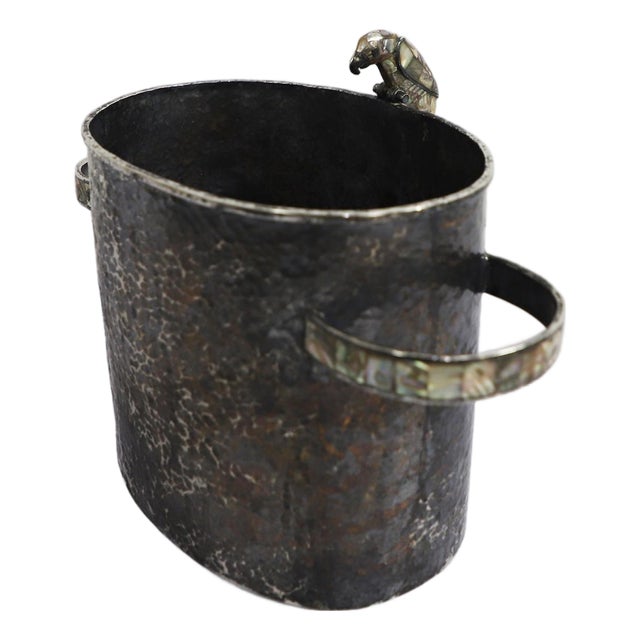 Silver Plated Cooler by "Emilia Los Castillo" For Sale