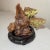 Vintage Hand Carved Painted Wood Burl Fish Two Bass Sculpture Statue Figure Art For Sale In New York - Image 6 of 11