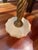 Mid 20th Century Vintage French Neoclassical Style Stone Floor Lamp With Table | Barley Twist Column | Louis XVI Influence For Sale - Image 5 of 8