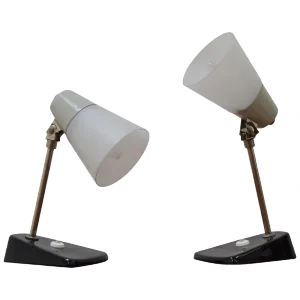 Mid-Century Table Lamps, 1970s, Set of 2