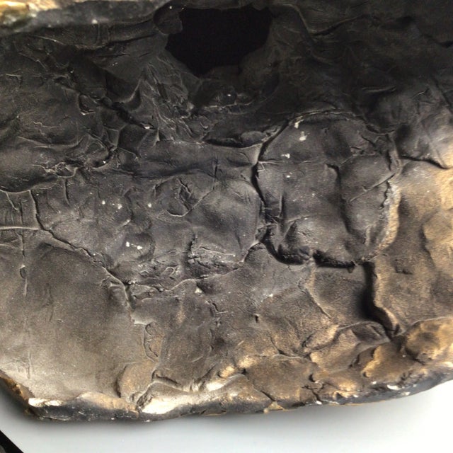 Vintage Hand Molded Gold Military Male Bust For Sale - Image 12 of 12