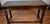 1970s Vintage Thomasville Furniture English Style Burl Walnut Console/ Sofa Table / Desk For Sale - Image 11 of 14