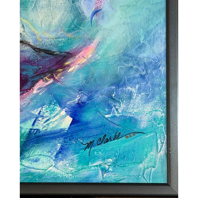 Abstract Millie Clarke “Spring Return” Original Acrylic Painting, Southern Oregon For Sale - Image 3 of 6