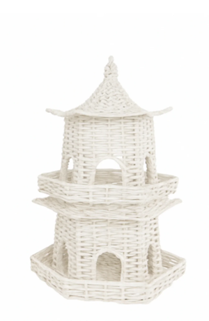 White Grand Wicker Pagoda, Small