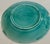 Turquoise French Antique Majolica Art Nouveau Bird Plate by Onnaing c.1890 For Sale - Image 8 of 8