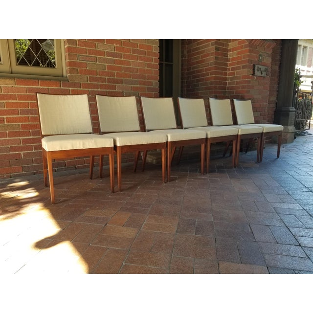 1960s Mid-Century Glenn of California Danish Chairs in Teak Wood- Set of 6 For Sale - Image 10 of 12
