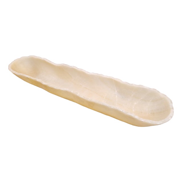 2020s One of a Kind White Stone Trough For Sale
