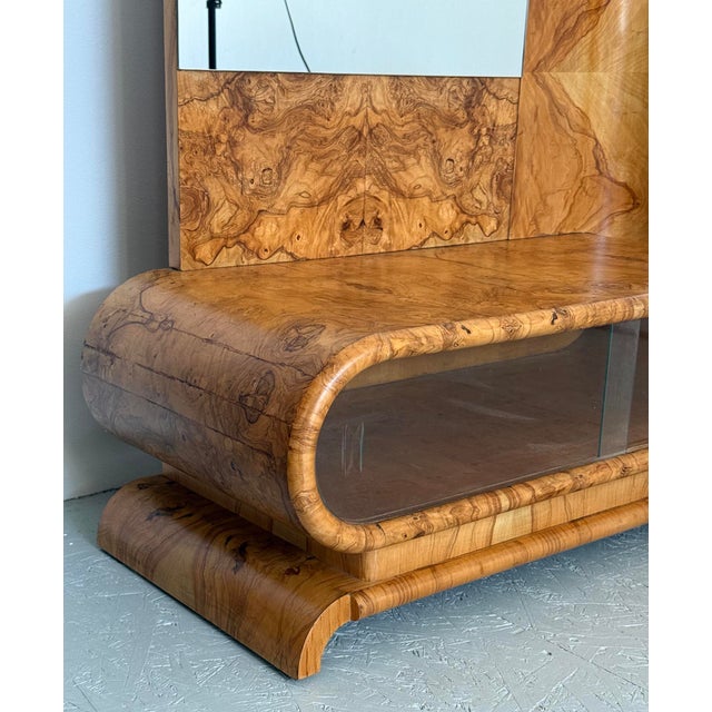 Art-Deco Walnut Dressing Mirror, 1930s For Sale - Image 6 of 9