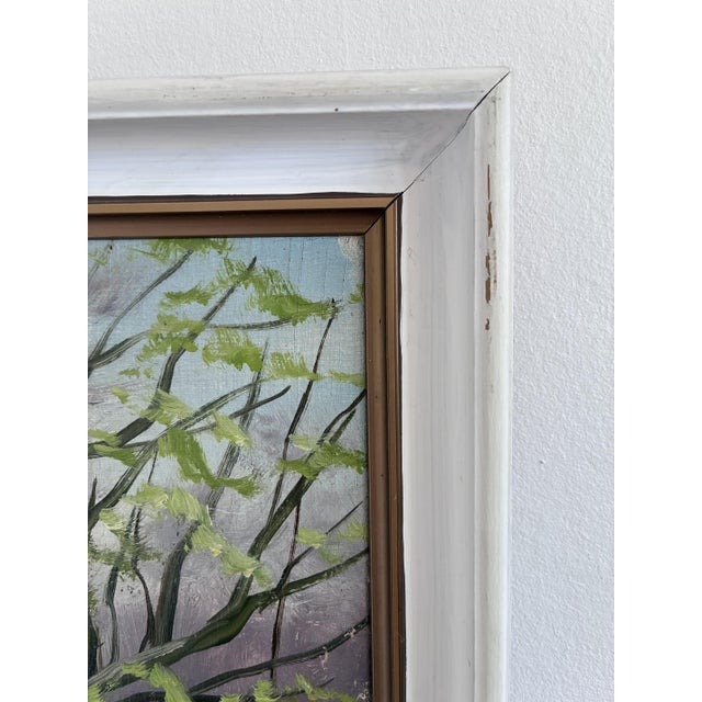Forest Landscape, 1960s, Oil Painting For Sale - Image 5 of 14