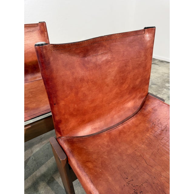 1970s Set of 4 “Monk” Chairs by Afra & Tobia Scarpa, Italy, 1973 For Sale - Image 5 of 9