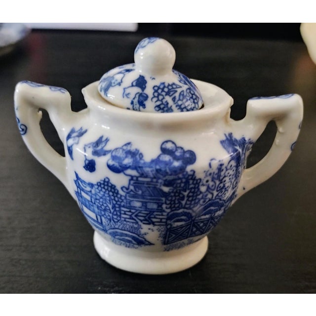Blue Willow Childrens Tea Set For Sale In Denver - Image 6 of 9