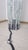 1970s Floor Lamp Model E7T Excalibur in Transparent Glass and Stalactite Bedside Lamp by Ettore Fantasia for Sothis Murano, 1970s For Sale - Image 5 of 17