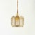 Mid century modern ceiling light /pendant from vitrika (denmark, 1960s/1970s). Metal shade decorated with 9 thick textured...