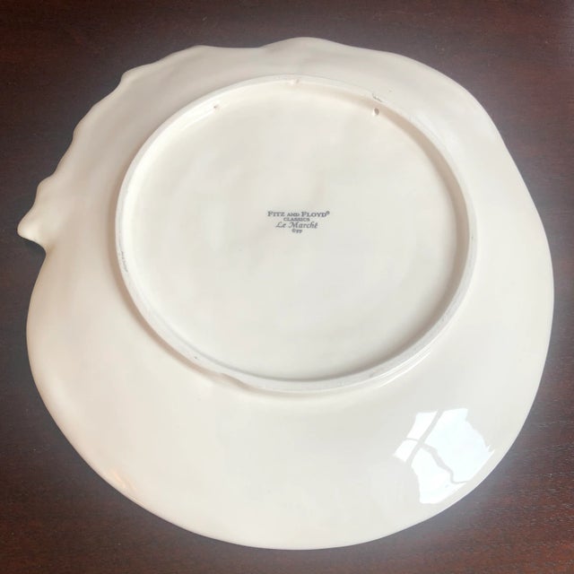 Eggplant Fitz and Floyd Le Marché Eggplant Appetizer Dish For Sale - Image 8 of 11