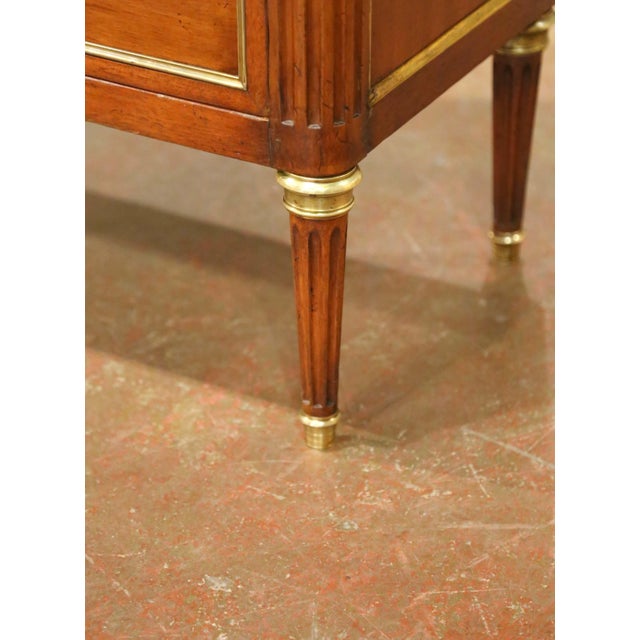 Early 20th Century French Louis XVI Marble Top Chiffonier by A. Mailfert For Sale - Image 10 of 13