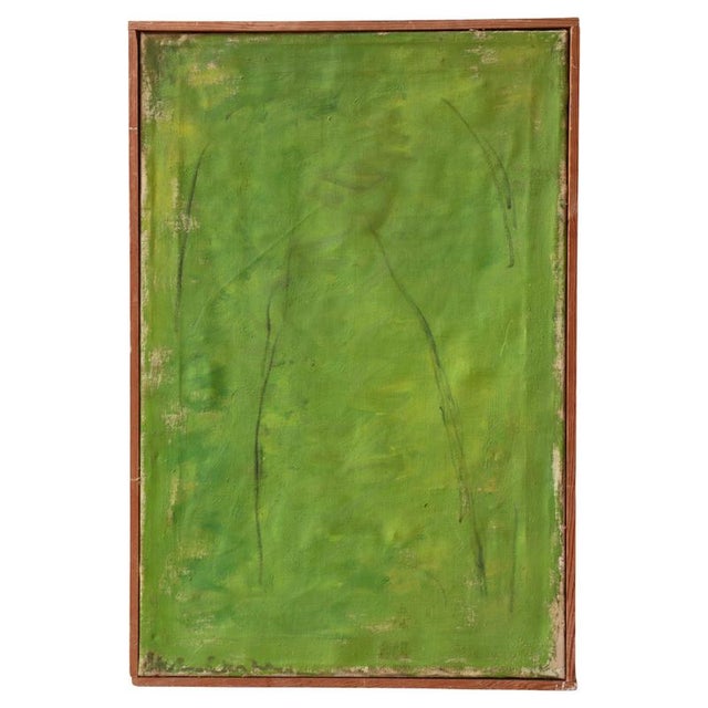Ebba Carstensen, Scandinavian Modern Abstract Composition, Oil Painting on Canvas, 1966 For Sale - Image 11 of 11