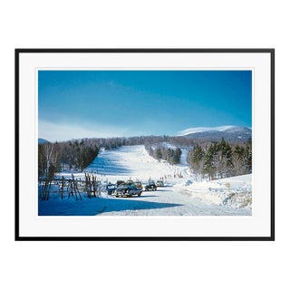 Toni Frissell 'An Icy Drive' Archival Pigment Print Framed in Black For Sale