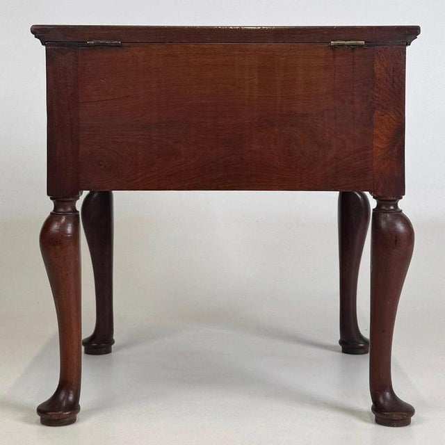 Wood Early 20th Century Antique English Mahogany Storage Box For Sale - Image 7 of 12