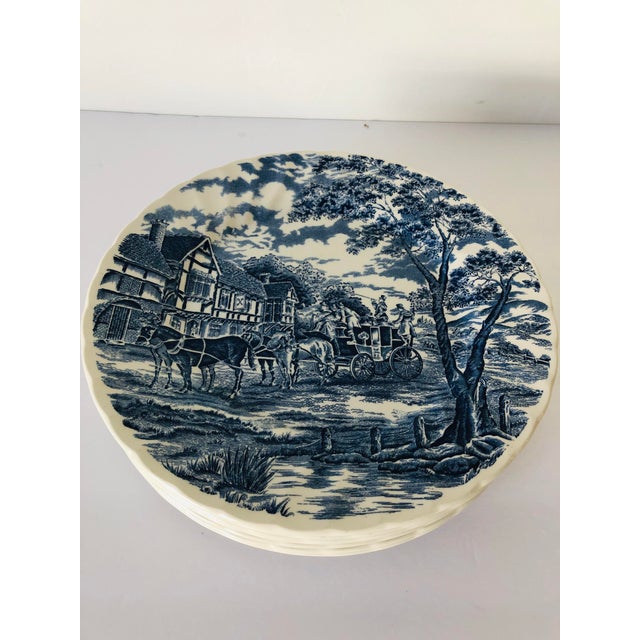 Royal Wessex Dinner Plates (7) C.1990’s. English Chairish