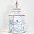 A striking pair of hand-painted Dutch imitation tea caddy lamps, featuring octagonal forms decorated in a traditional...