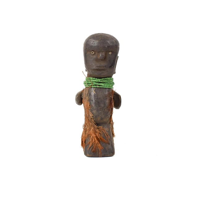 African Early 20th Century Azande Miniature Figure 7 inch For Sale - Image 3 of 8