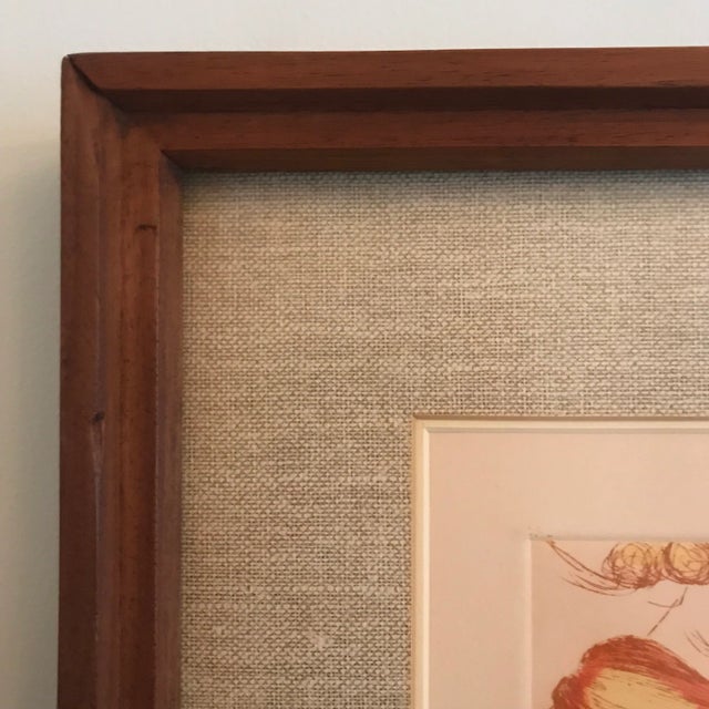 1960s Salvador Dali Colored Etching, Artist Proof For Sale - Image 5 of 9