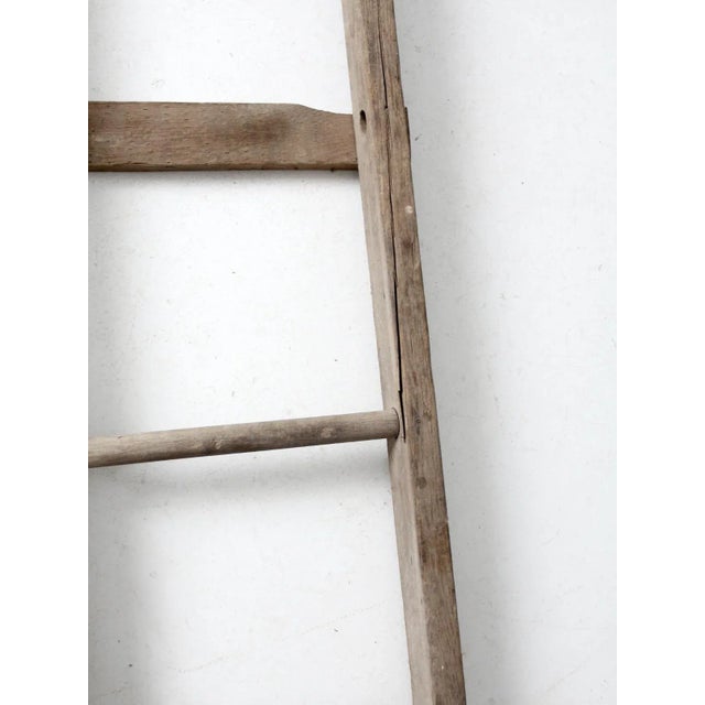 Wood Antique Picking Ladder For Sale - Image 7 of 12