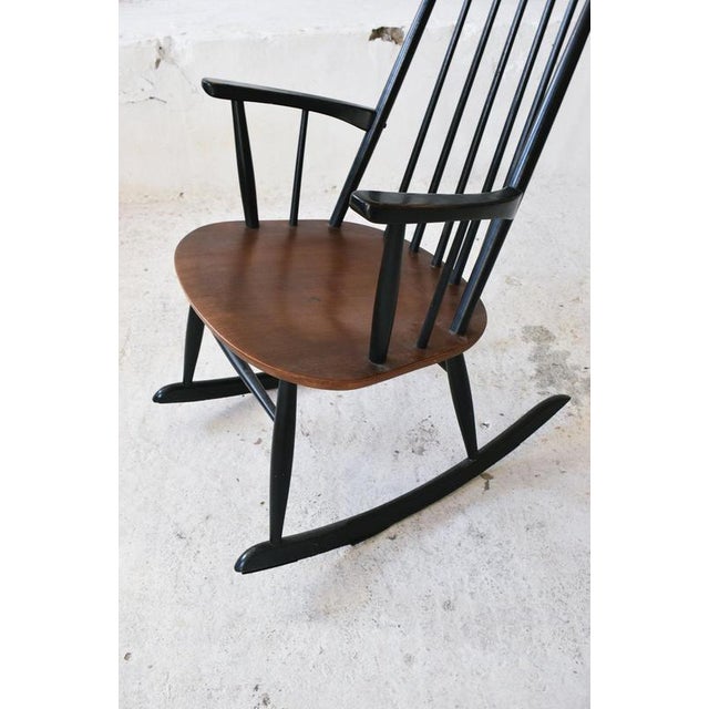Rocking Chair by Ilmari Tapiovaara for Asko, Finland, 1960s For Sale - Image 9 of 13
