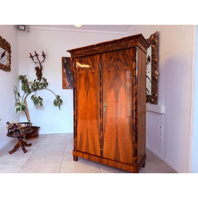 Antique Biedermeier Hall Wardrobe For Sale - Image 16 of 18